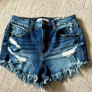 Eunina High Rise Cut Off Shortie